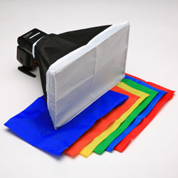 Softbox with 6 color filter